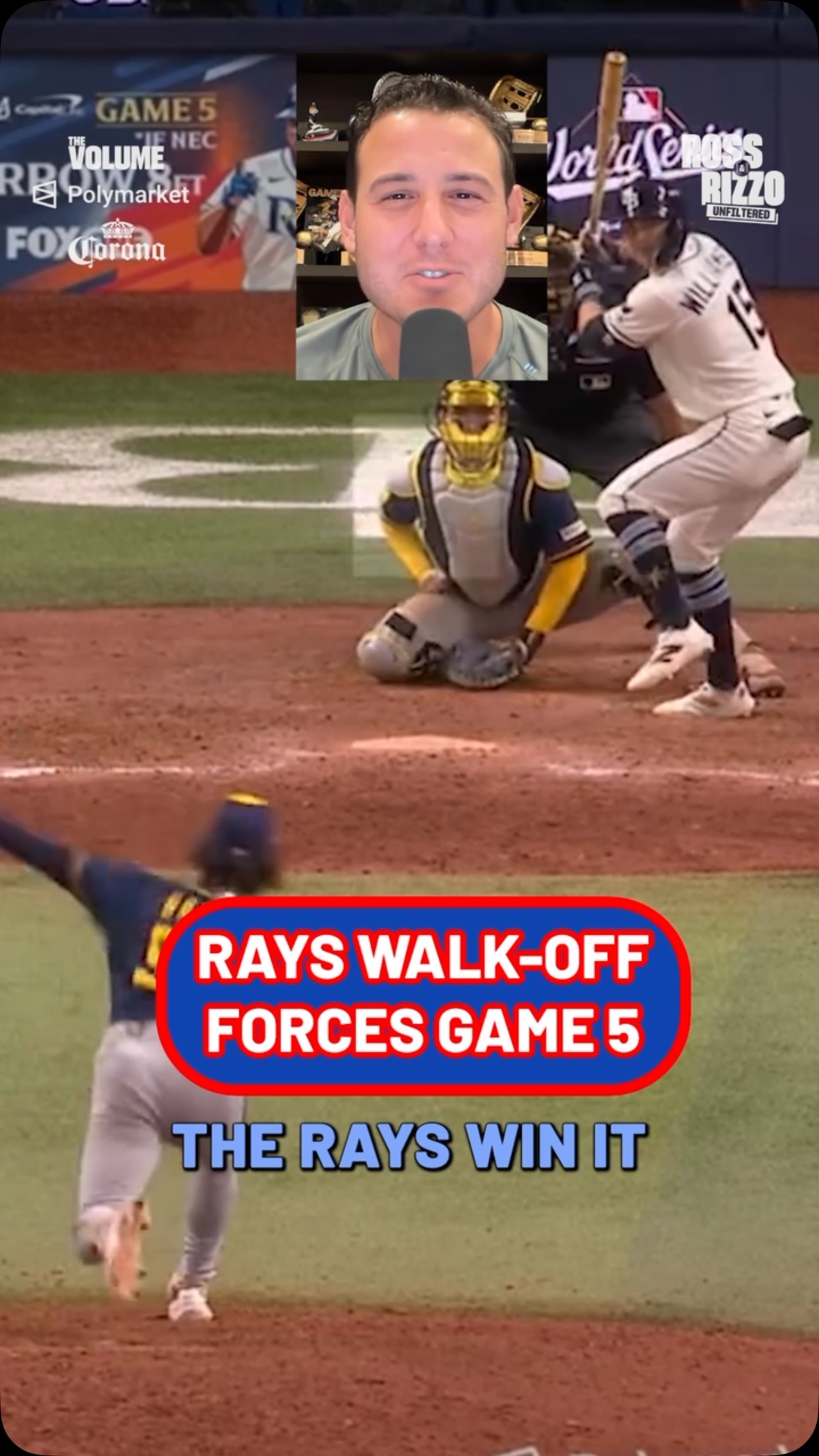 Rays force Game 5 in World Series w...