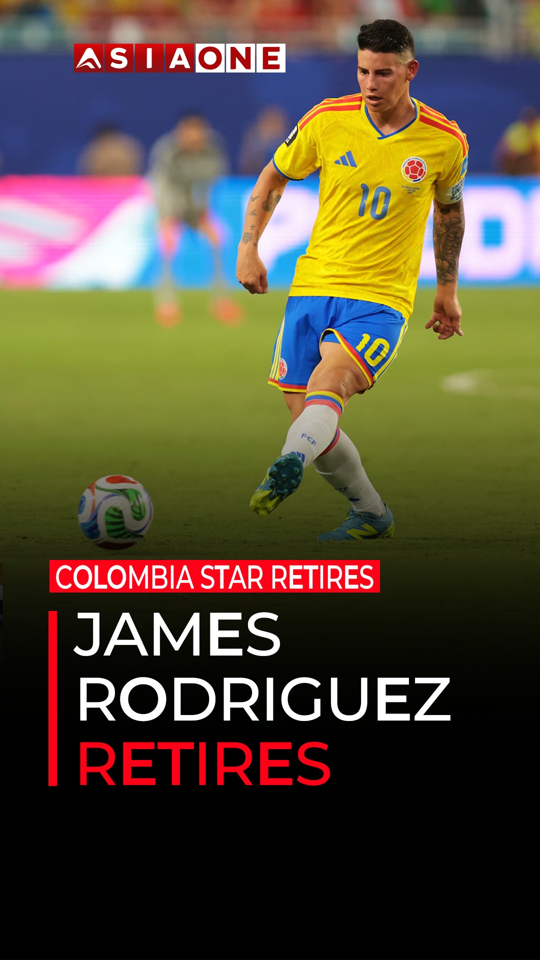 James Rodriguez Retires From Intern... on MILLIONS James Rodriguez Retires From Intern...