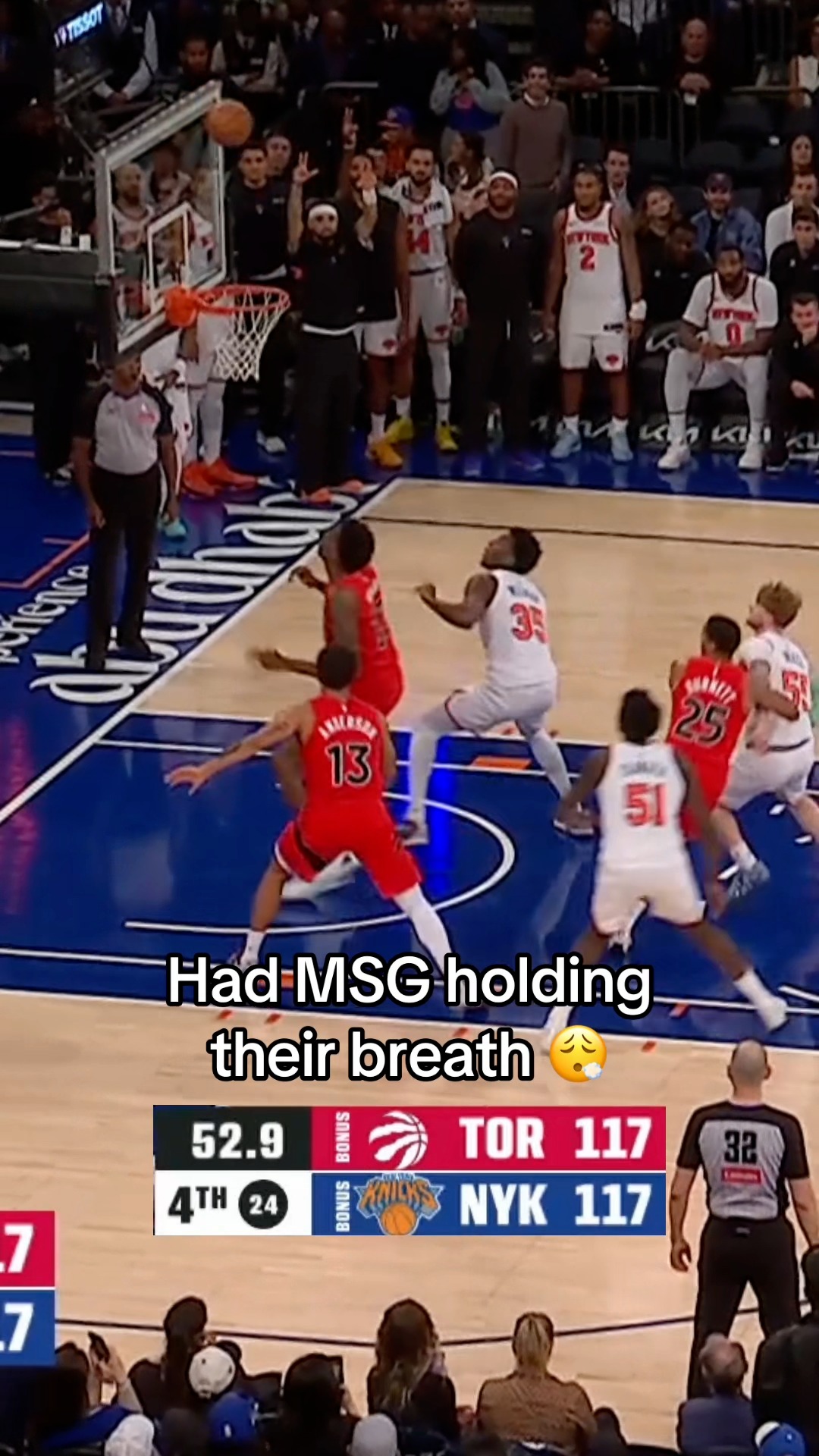 Basketball game between Raptors and...