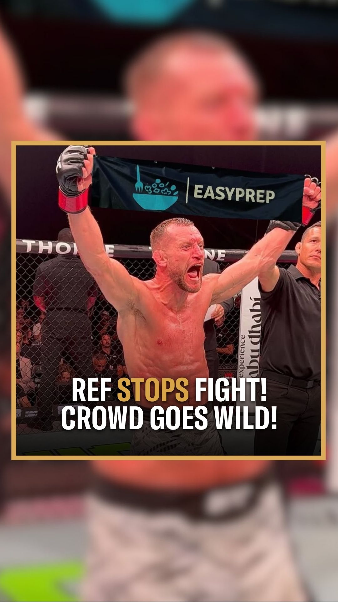 Davey Grant: Ref Stops Fight! Crowd...