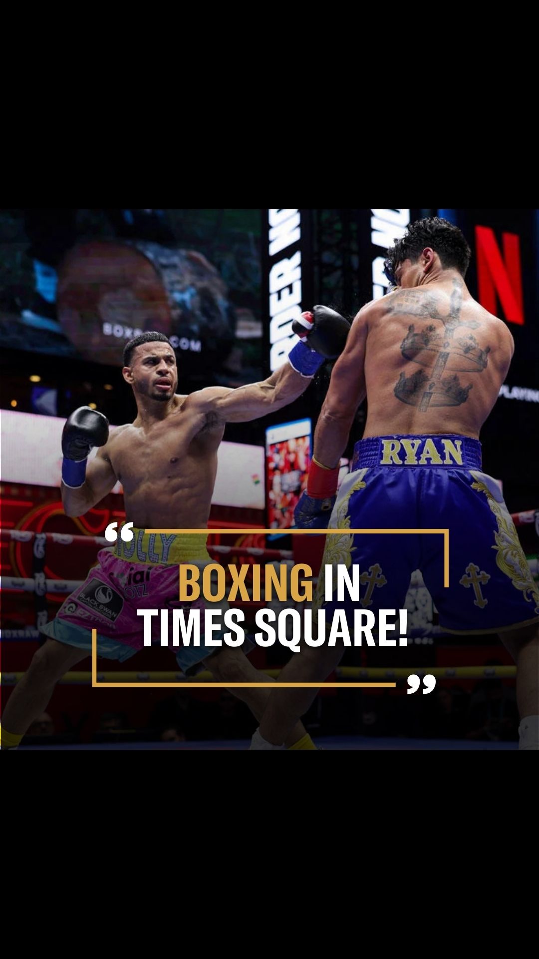 David McDonough: Boxing in Times Sq...