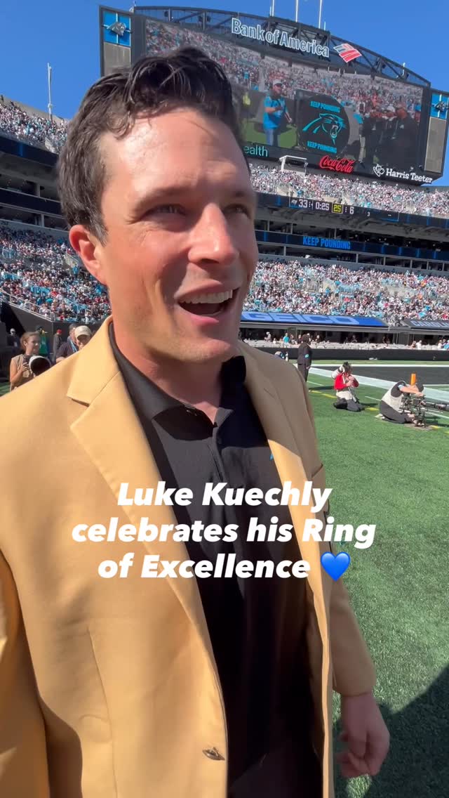 Luke Kuechly celebrates his Ring of... on MILLIONS Luke Kuechly celebrates his Ring of...