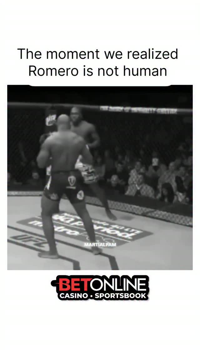 Yoel Romero's inhuman chin absorbs ...