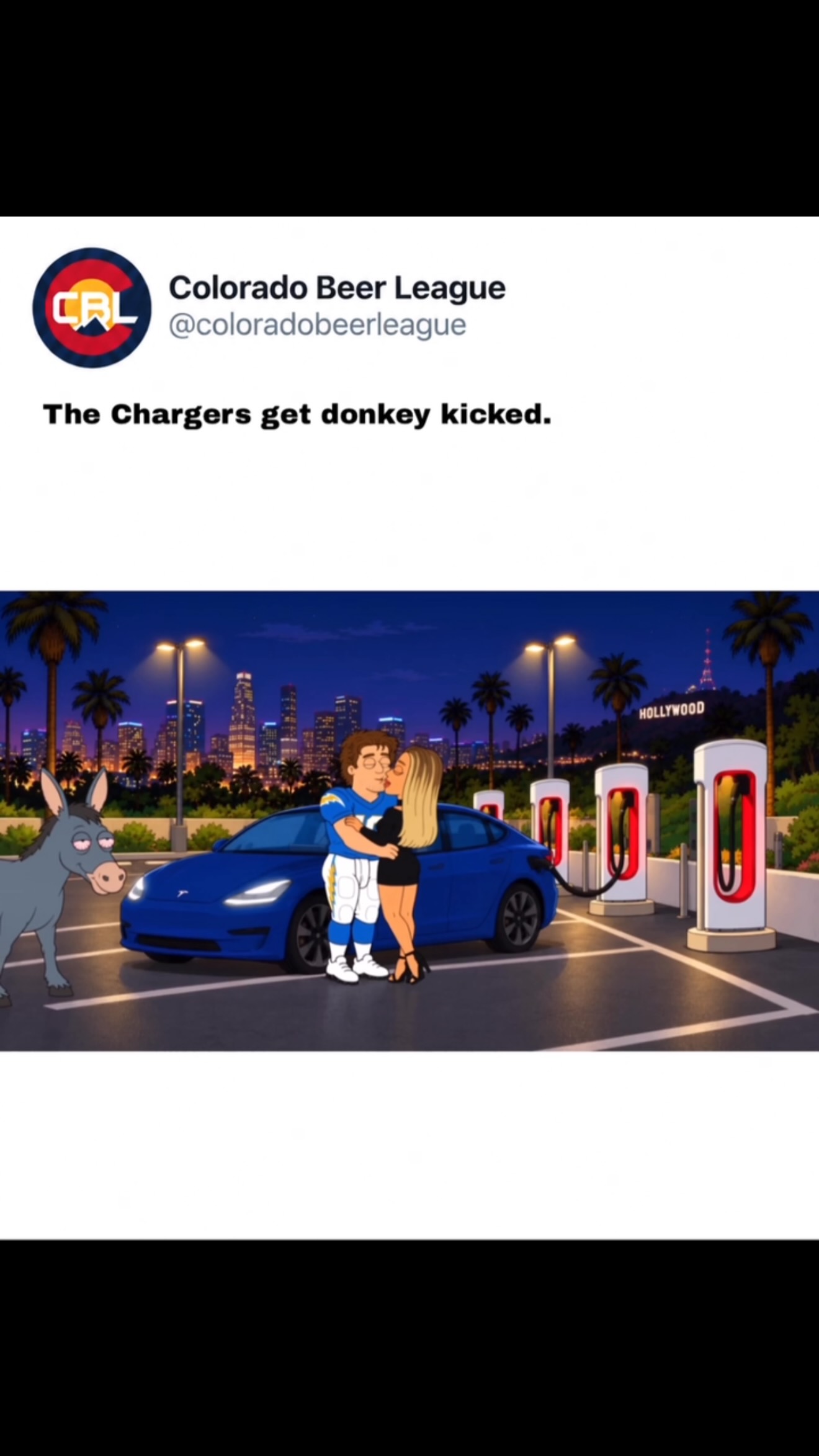 Chargers get 'donkey kicked' after ...