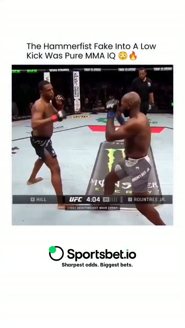 Khalil Rountree Jr. uses hammerfist...