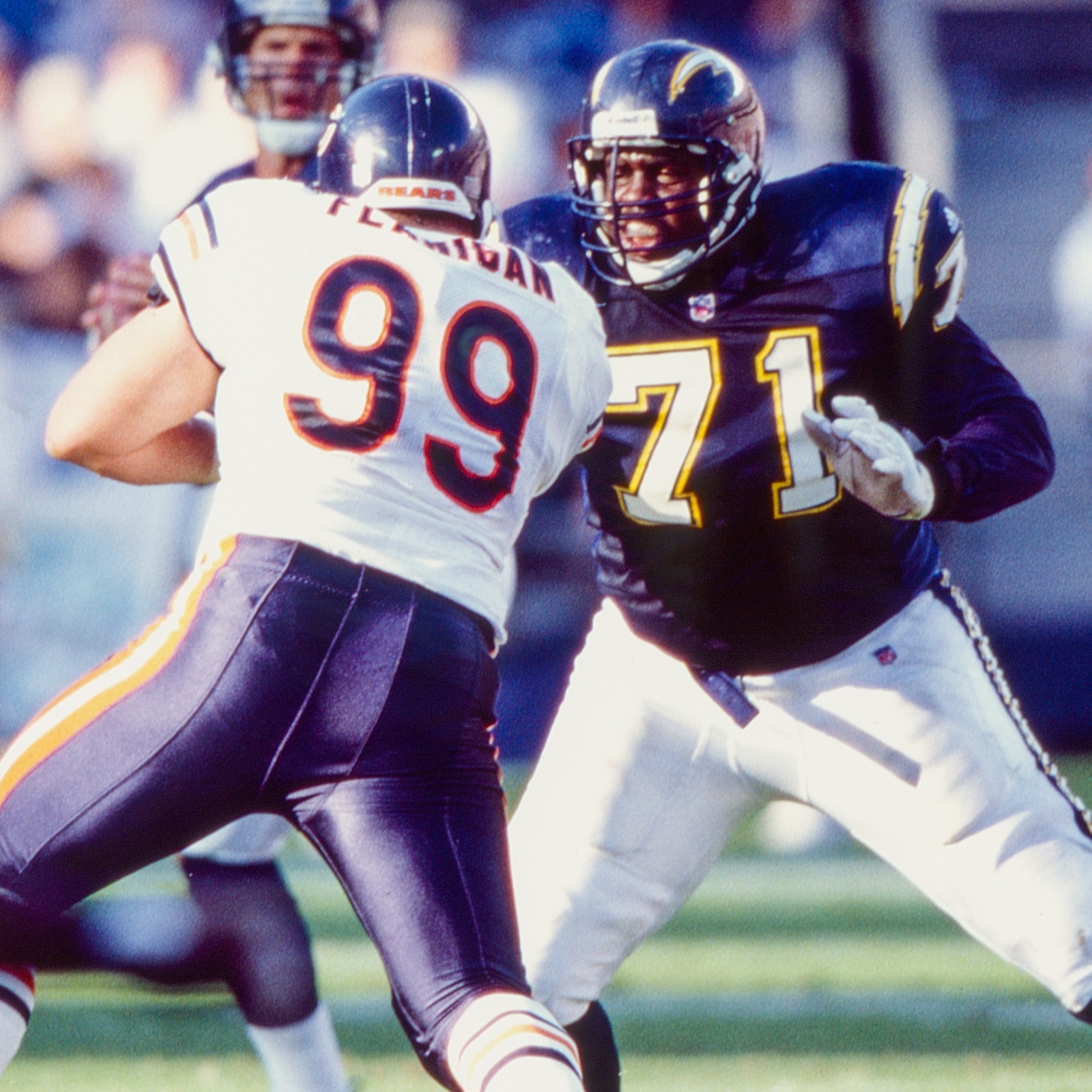 Pass blocking V.S. Chicago Bears