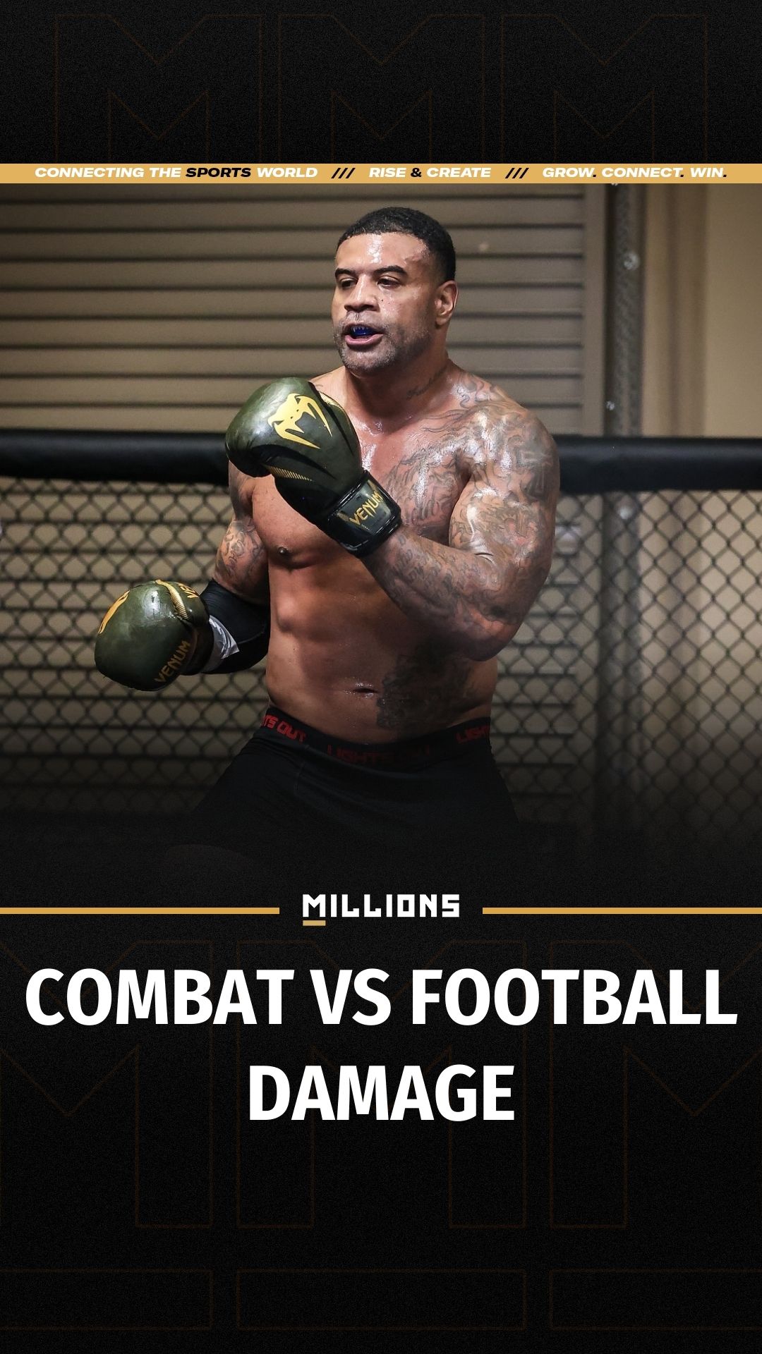 Shawne Merriman: Combat vs Football...