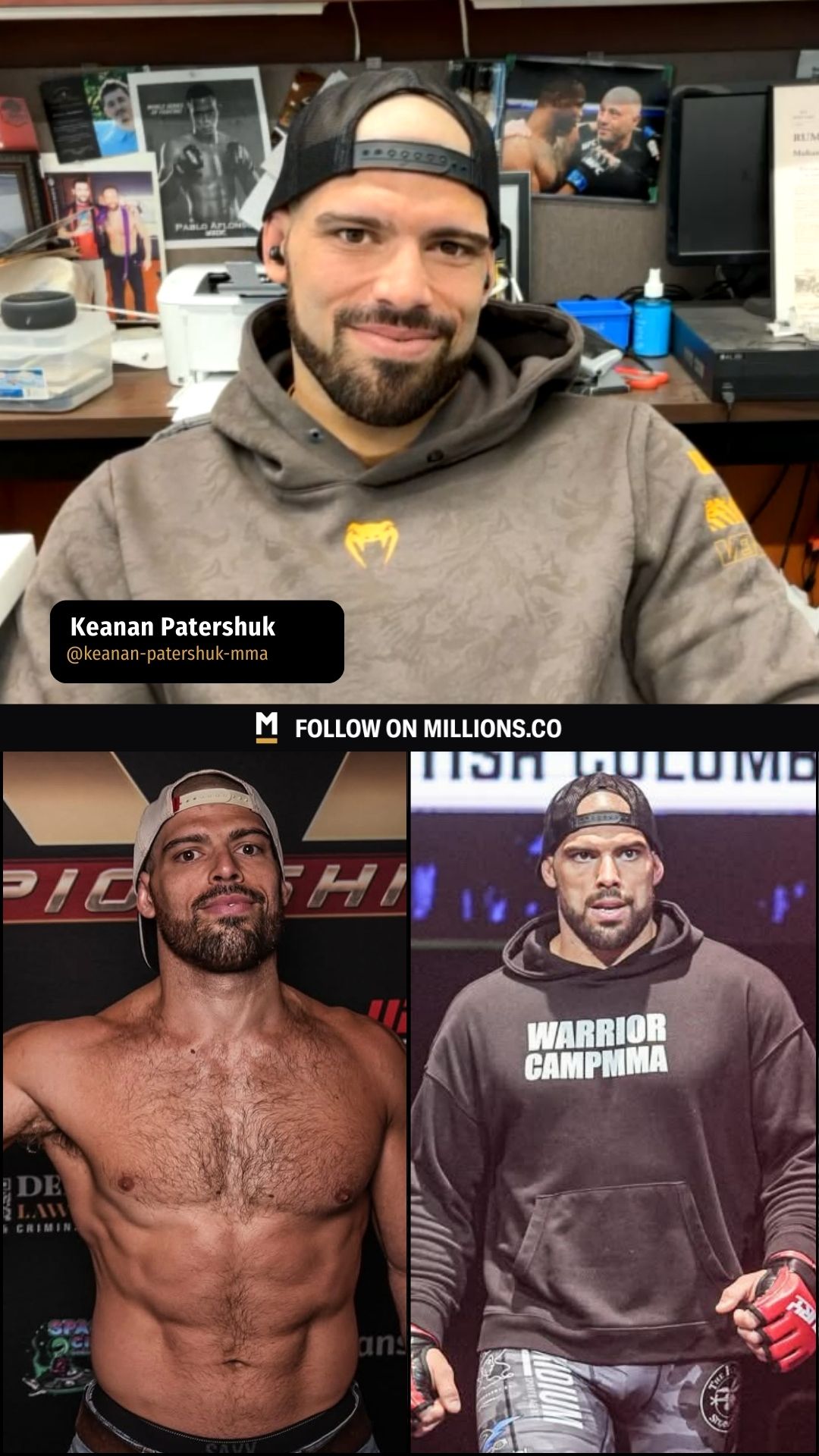 Keanan Patershuk: Middleweight Titl... on MILLIONS Keanan Patershuk: Middleweight Titl...