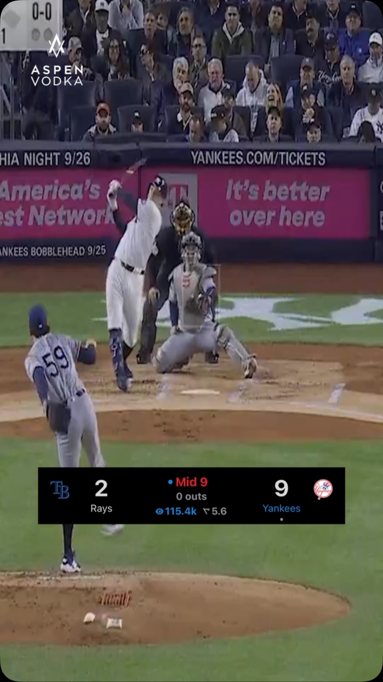 Yankees take game three against the...