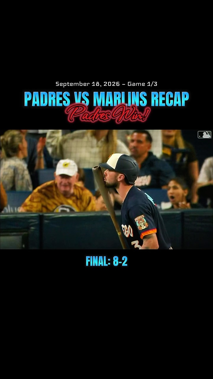 Padres secure an 8-2 victory over t...