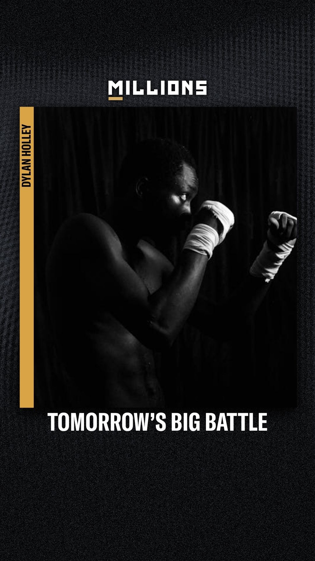 Dylan Holley: Tomorrow’s Big Battle...