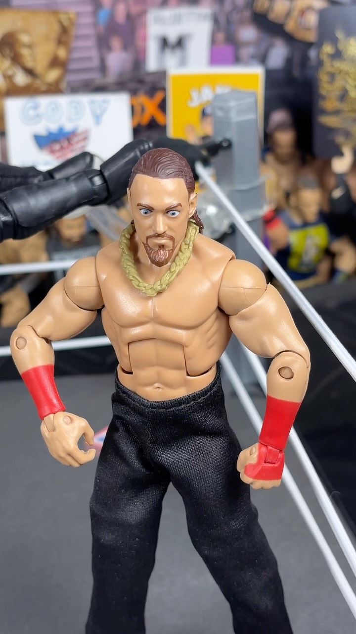 Big Cass WWE action figure in wrest...
