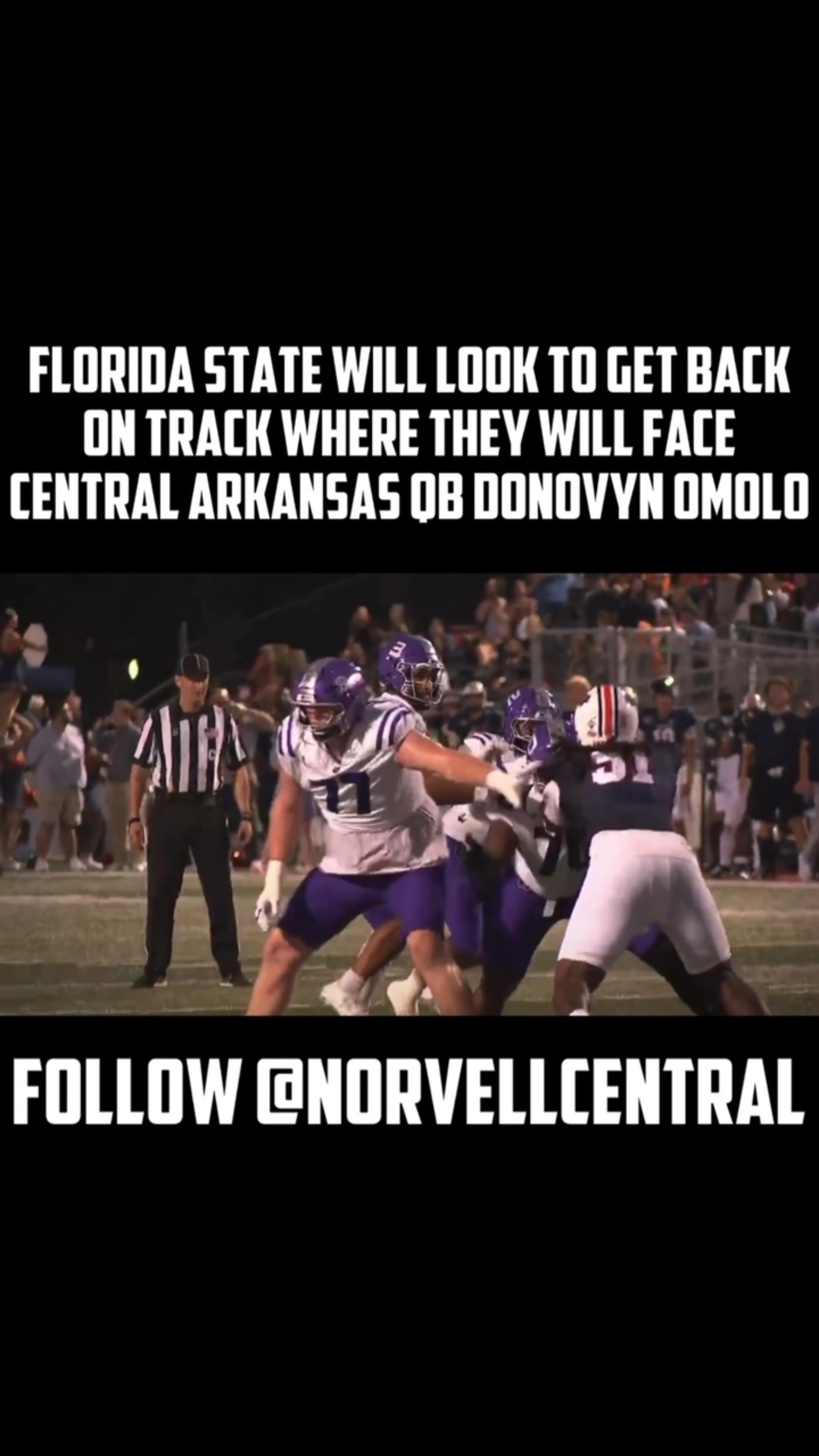 Florida State vs. Central Arkansas ... on MILLIONS Florida State vs. Central Arkansas ...