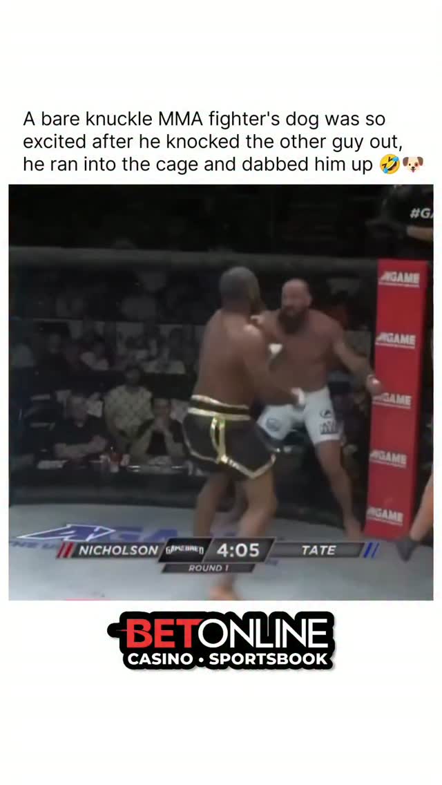 A bare-knuckle MMA fighter's dog ce...