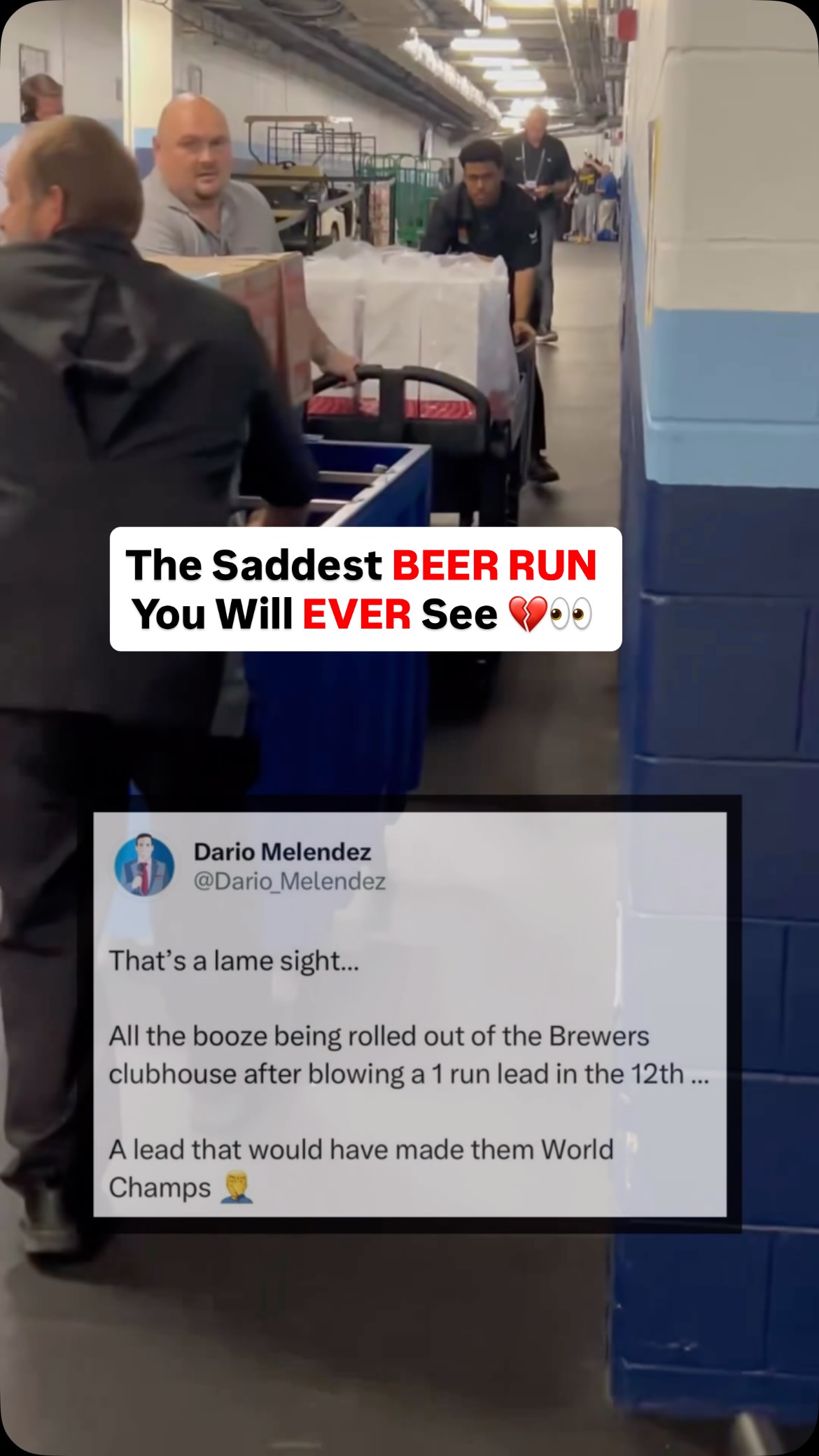 The saddest beer run you will ever ...