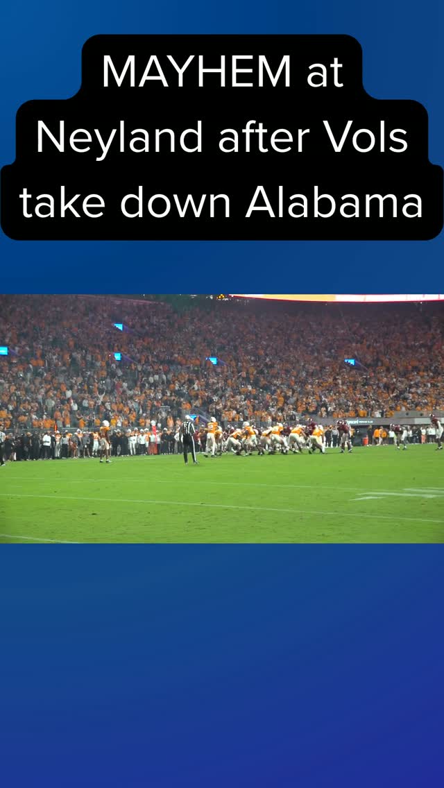 Mayhem at Neyland after Vols take d...
