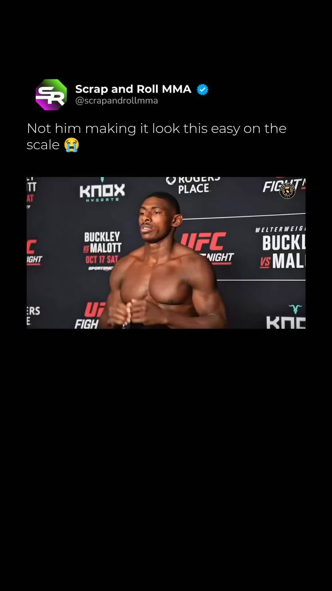 Joaquin Buckley makes weight for UF...