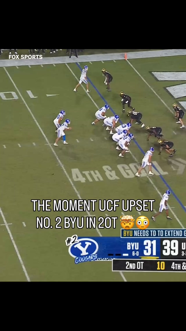 UCF upsets No. 2 BYU in double over...