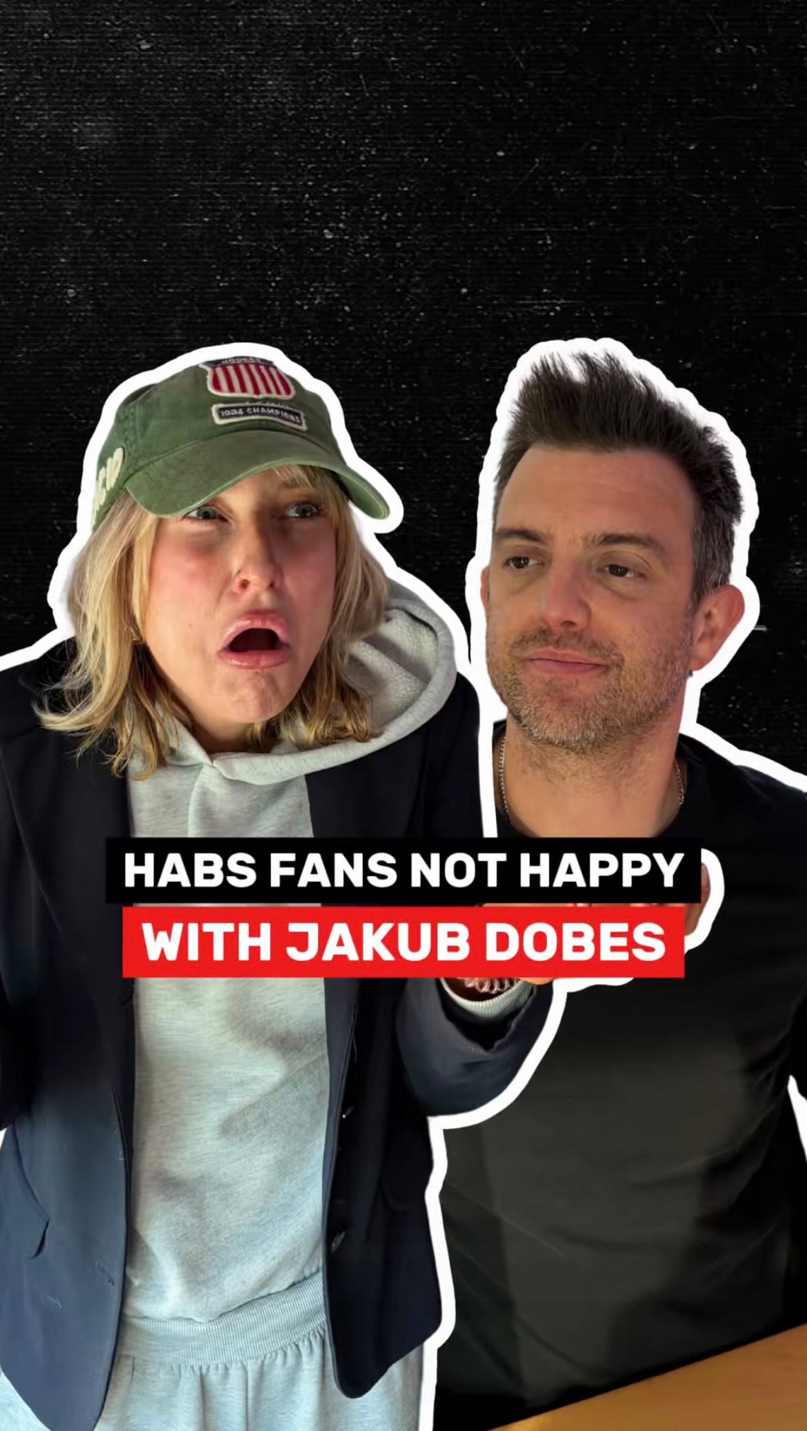 Habs fans not happy with Jakub Dobe...