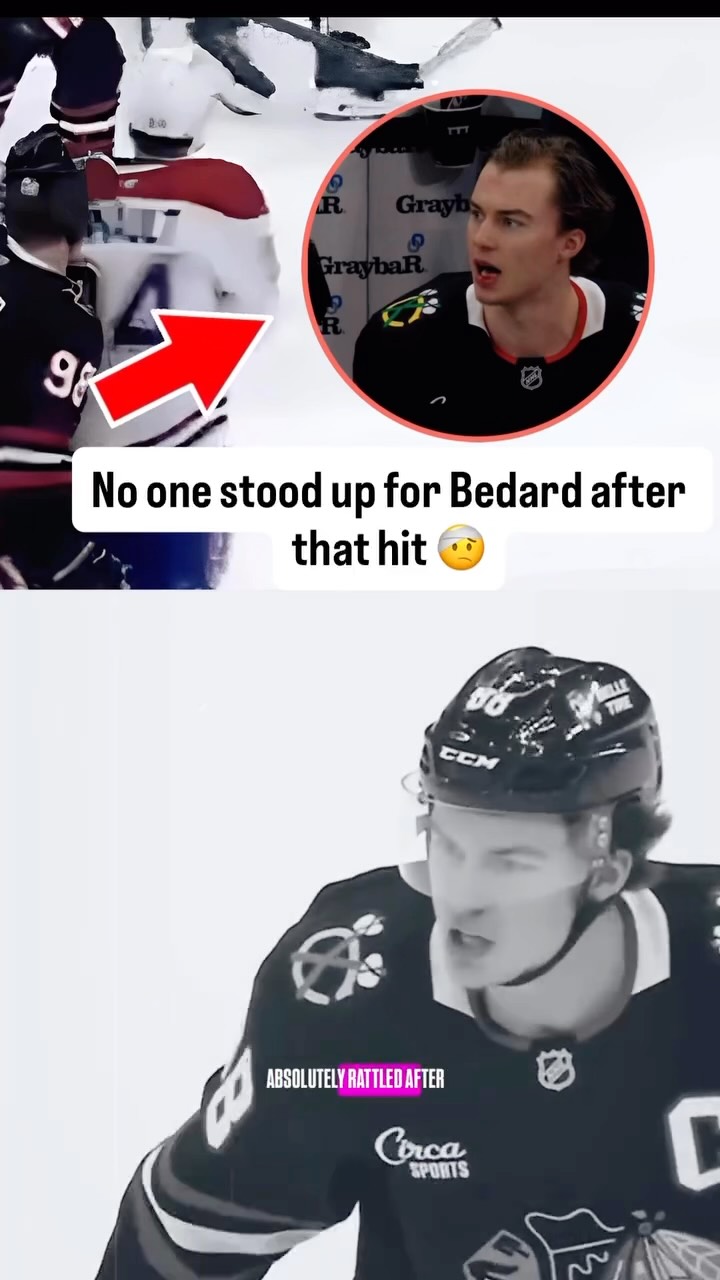 No one stood up for Connor Bedard a...