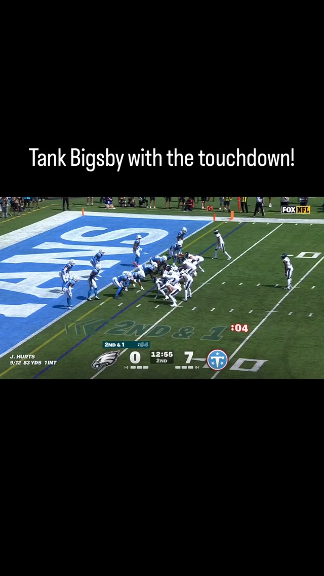Tank Bigsby scores a touchdown, tyi...
