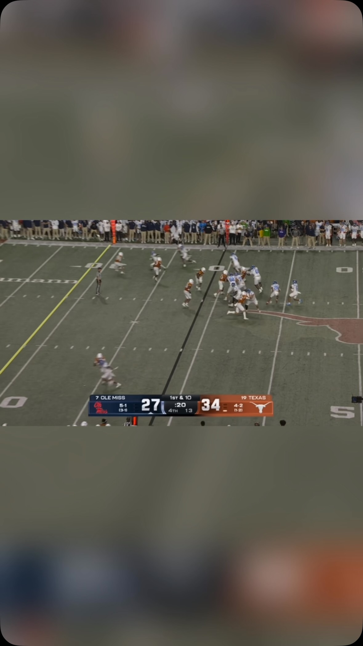 College Football action between Ole... on MILLIONS College Football action between Ole...