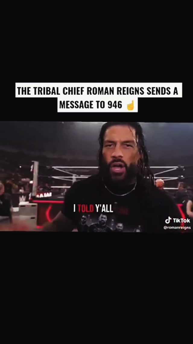 Roman Reigns sends a message to 946