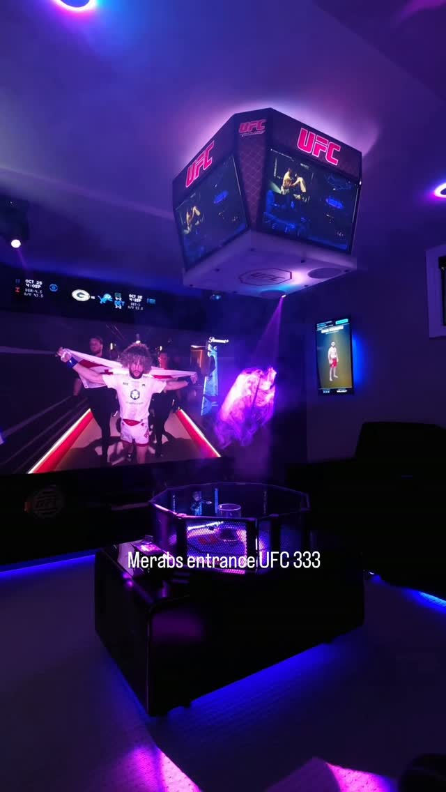 Merab Dvalishvili's entrance at UFC...
