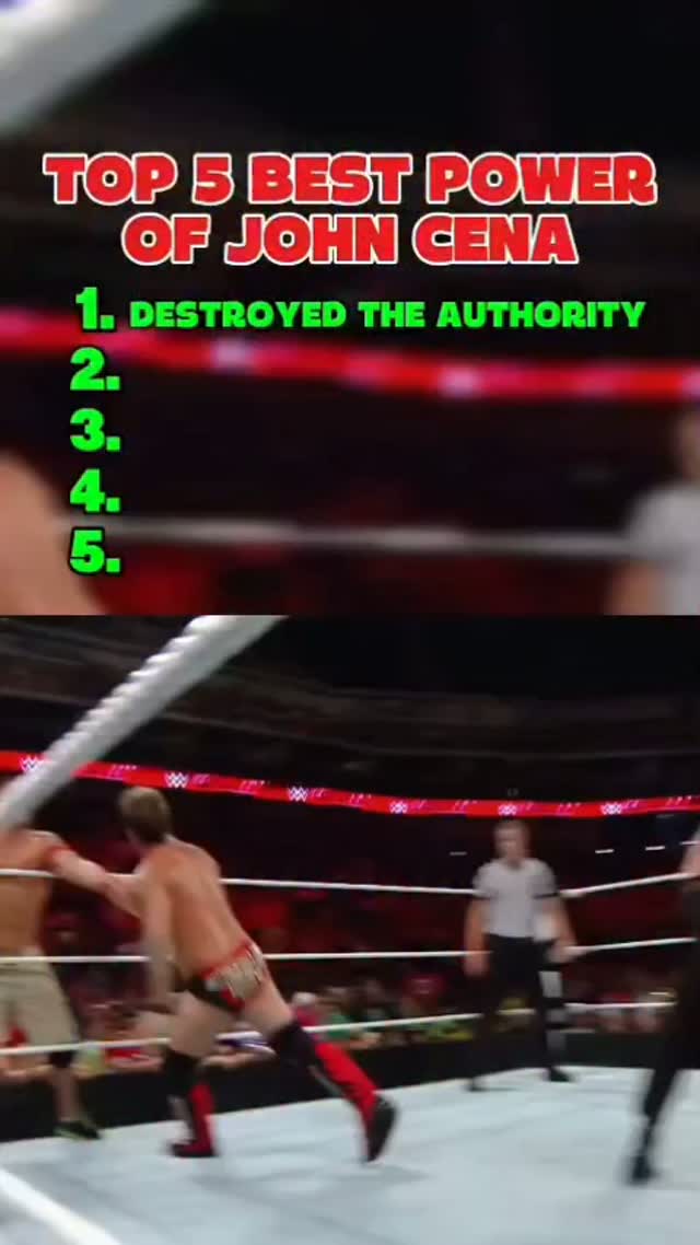Top 5 Best Power Moments of John Ce...