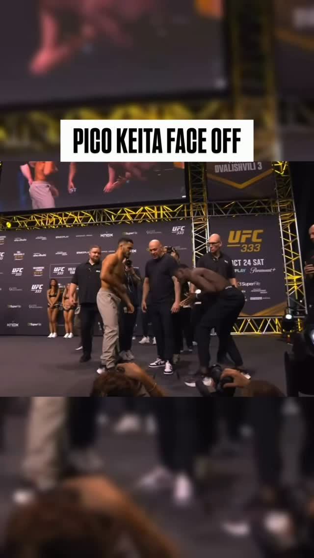 Pico vs Keita face-off ahead of UFC...