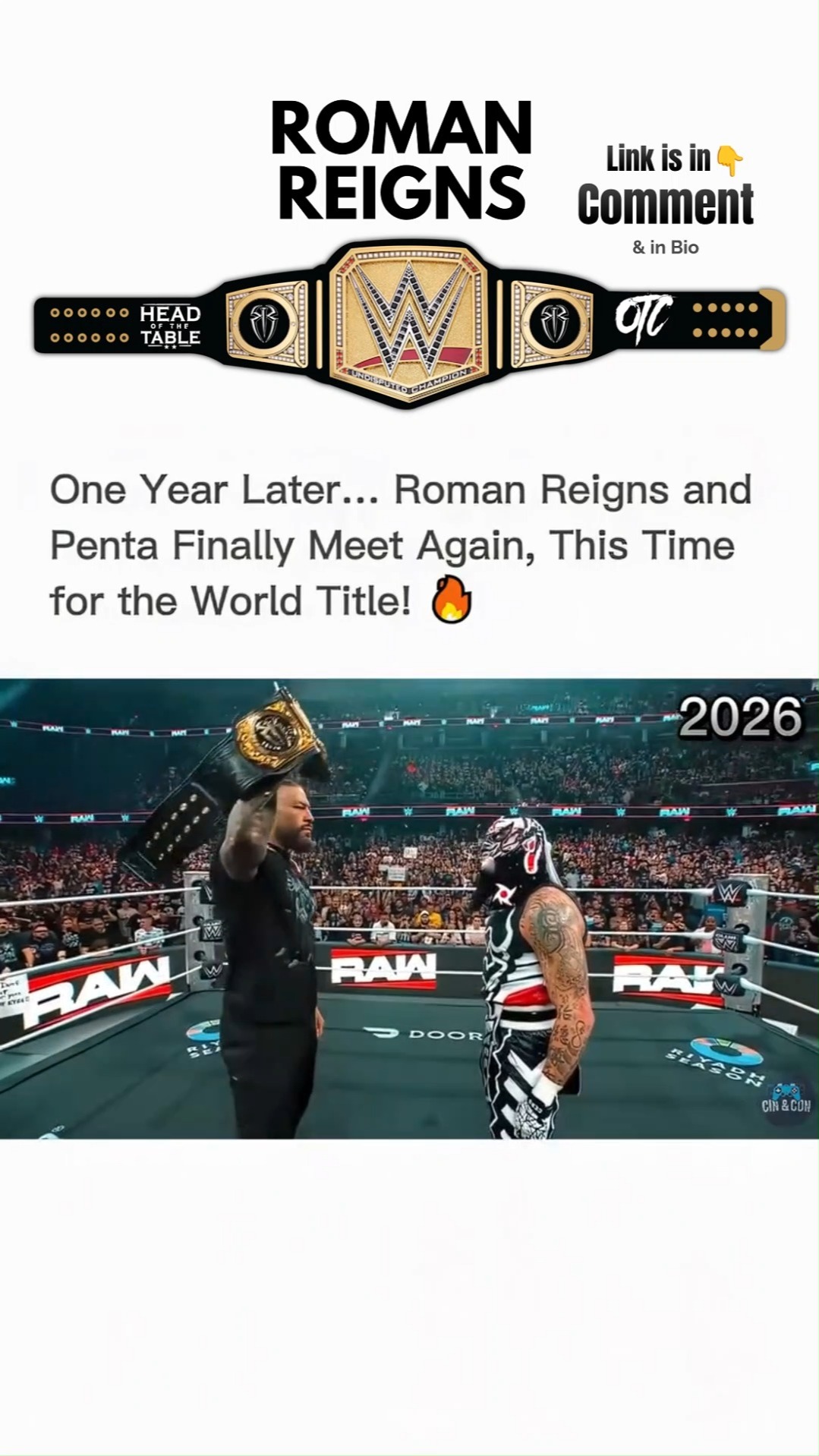 Roman Reigns and Penta Ready for Wo...