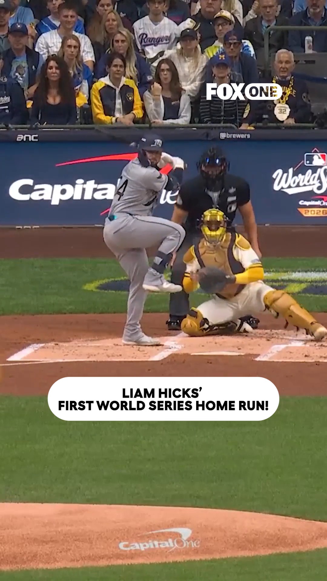 Liam Hicks' first World Series Home...