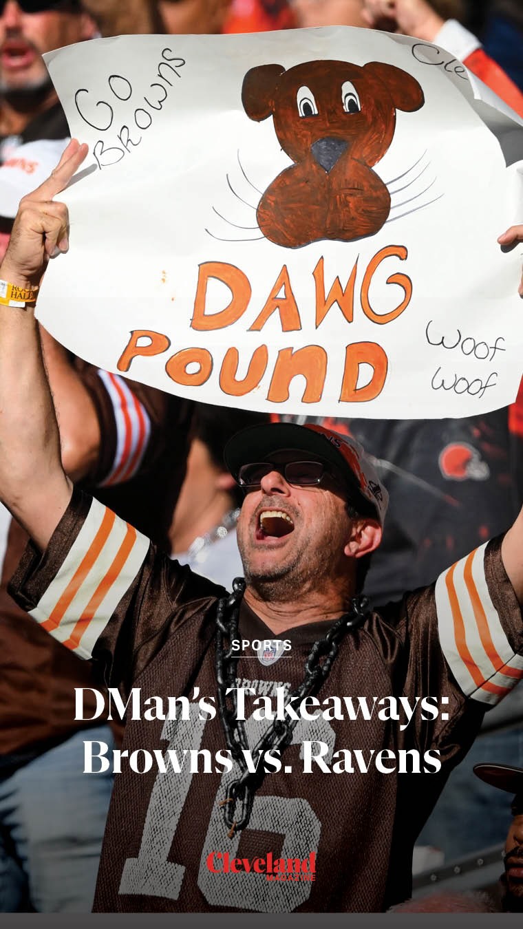 DMan's Takeaways: Browns vs. Ravens...
