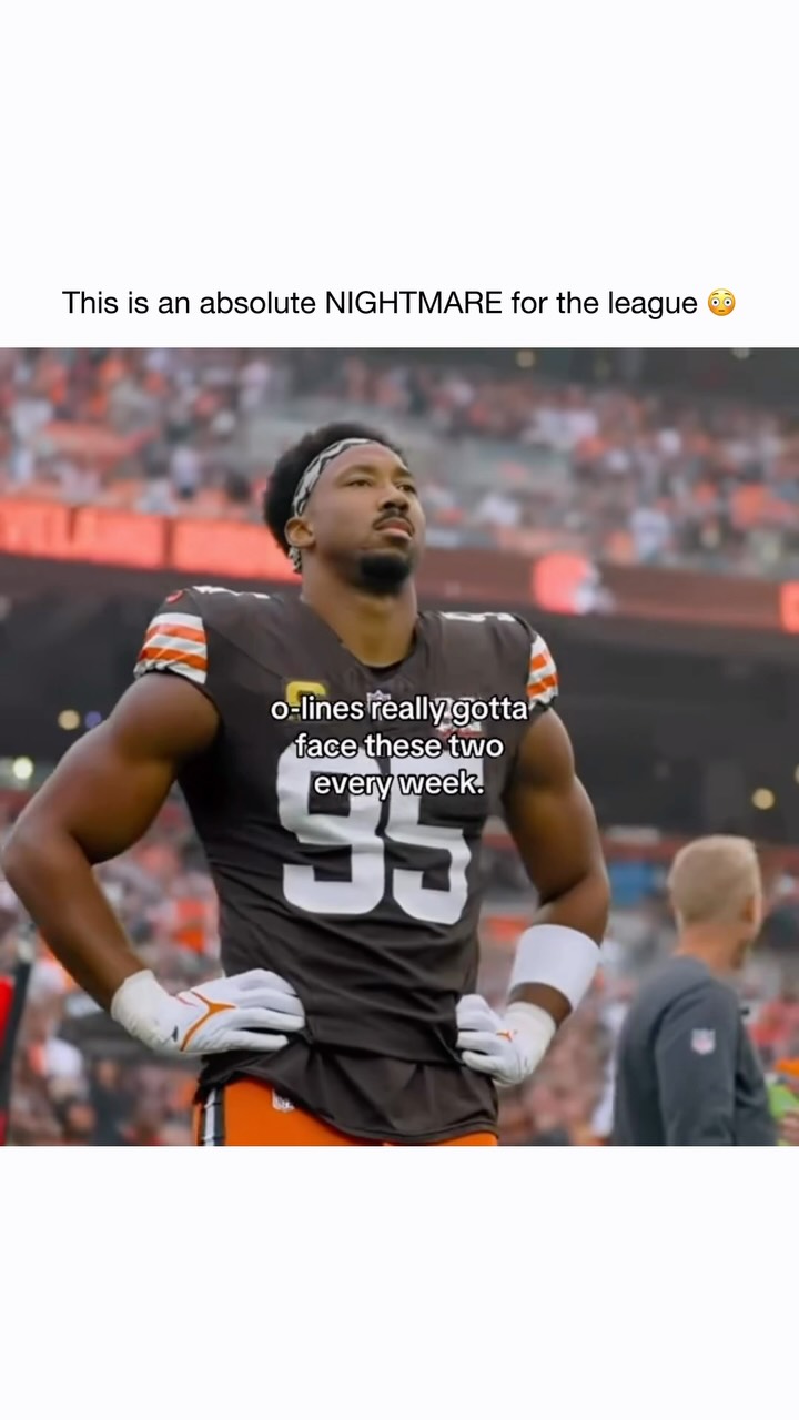 Myles Garrett and Aaron Donald on t...