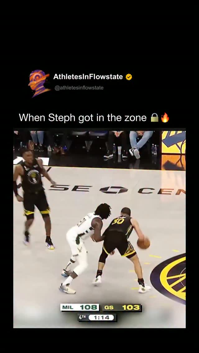Stephen Curry's clutch performance ...