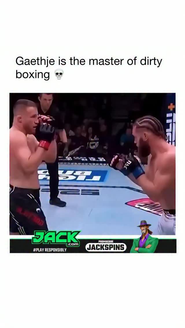 Justin Gaethje's dirty boxing skill...
