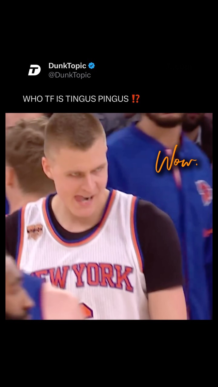 Kristaps Porzingis Reacts to "Tingu...
