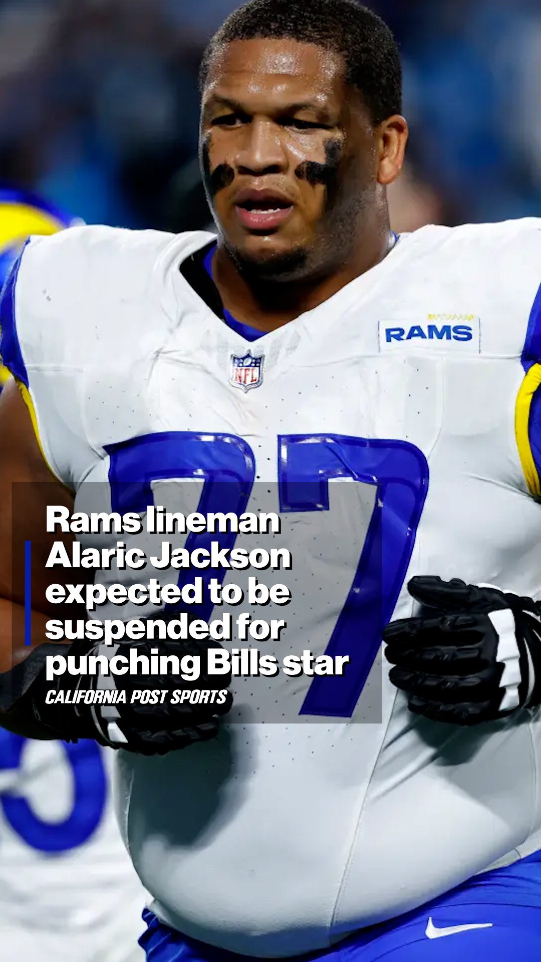Alaric Jackson expected to be suspe...
