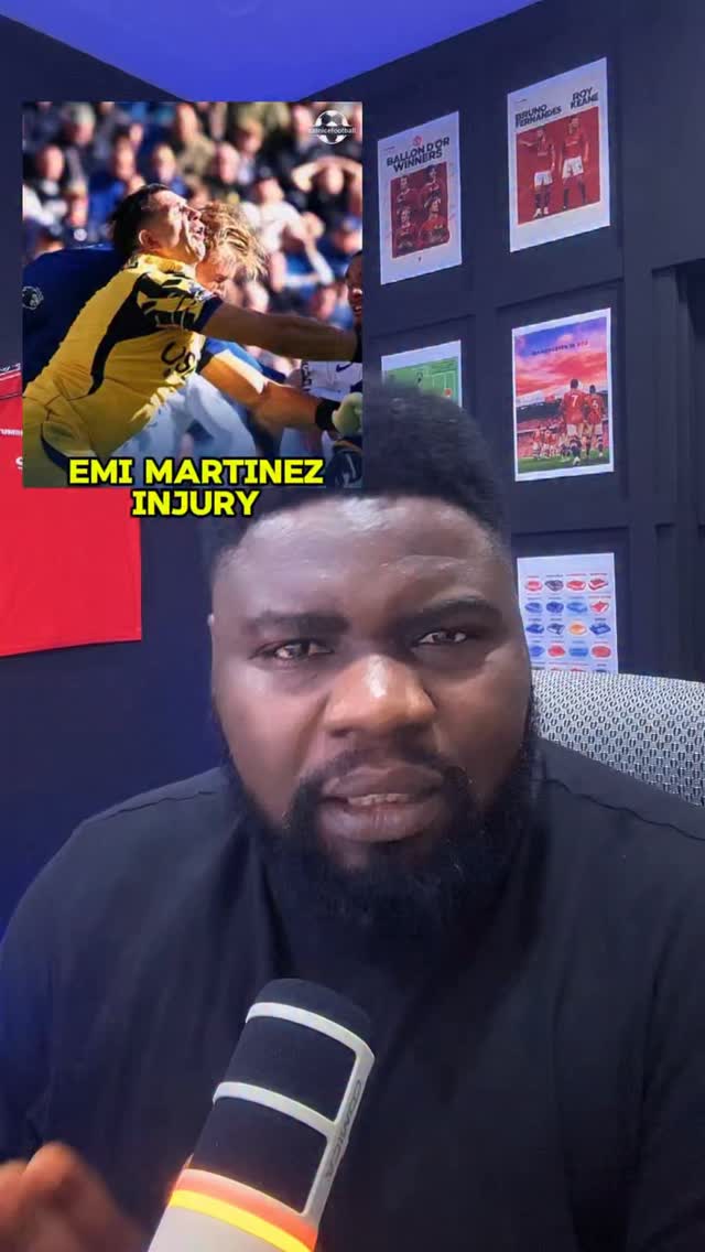 Emi Martinez Head Collision During ...