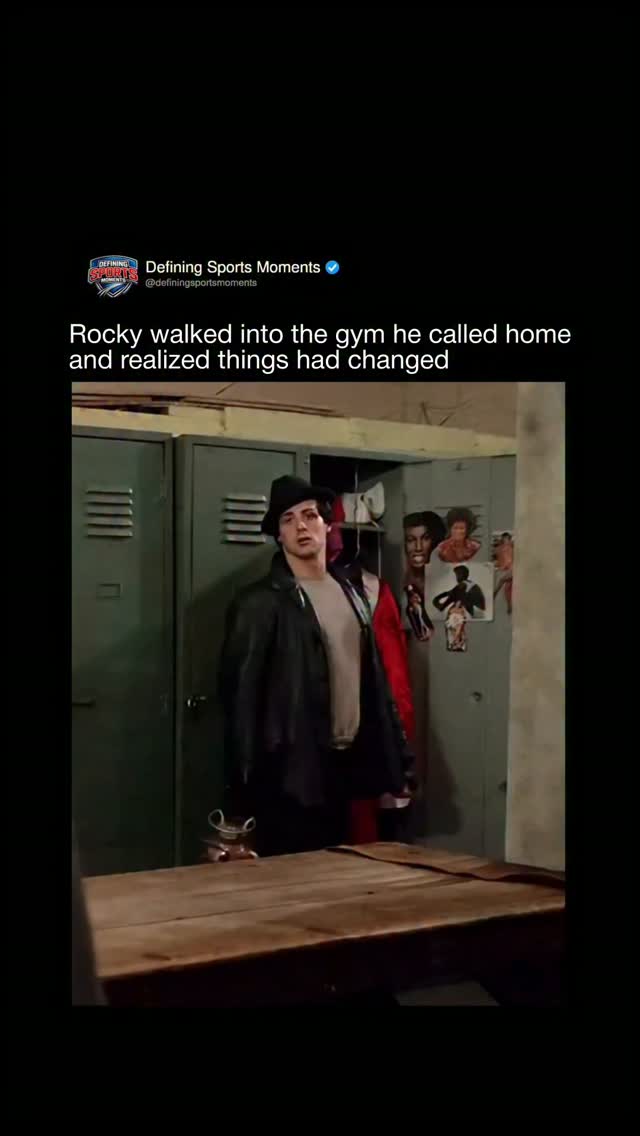 Rocky discovers his locker has been...