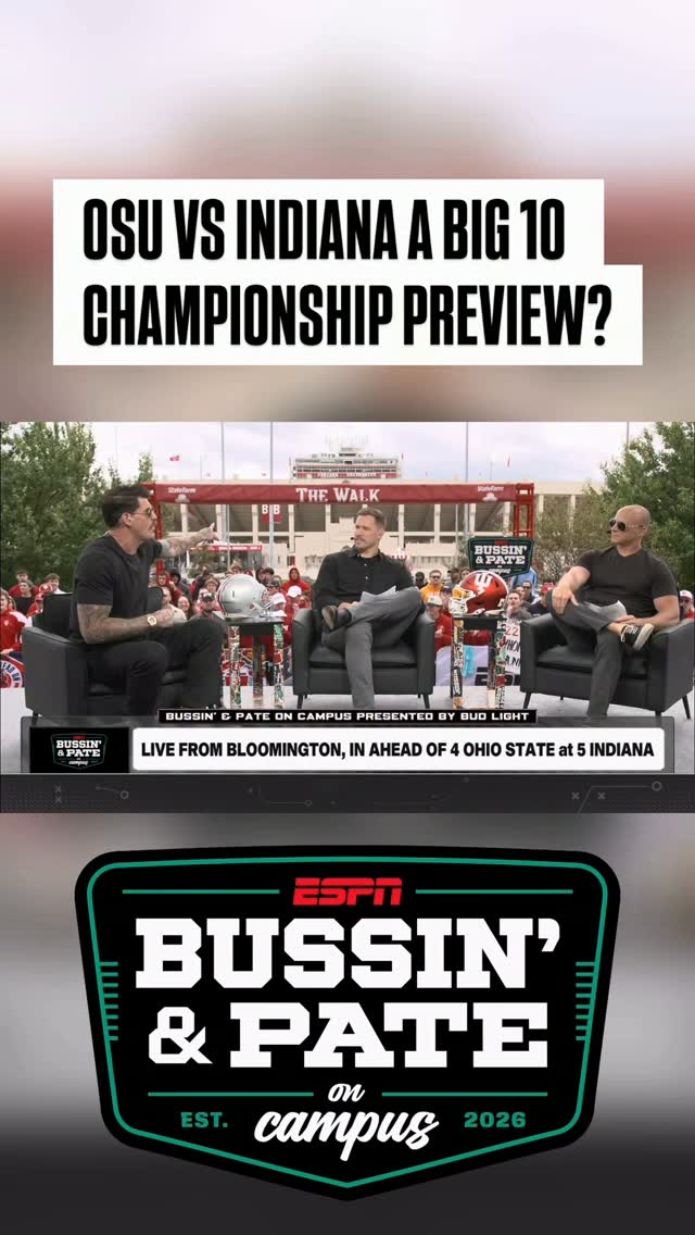 Is Ohio State vs. Indiana a Big Ten...