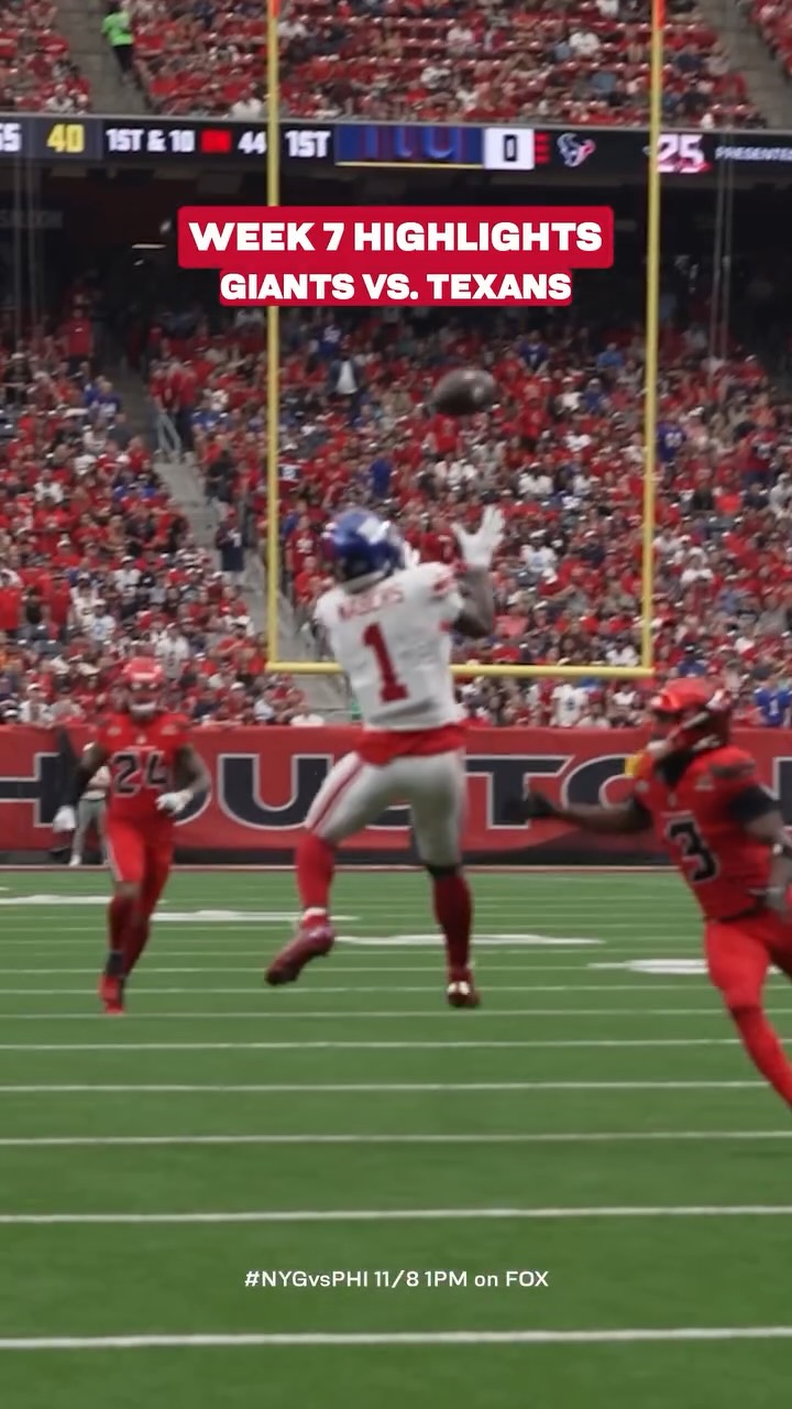 Week 7 Highlights: Giants vs. Texan...