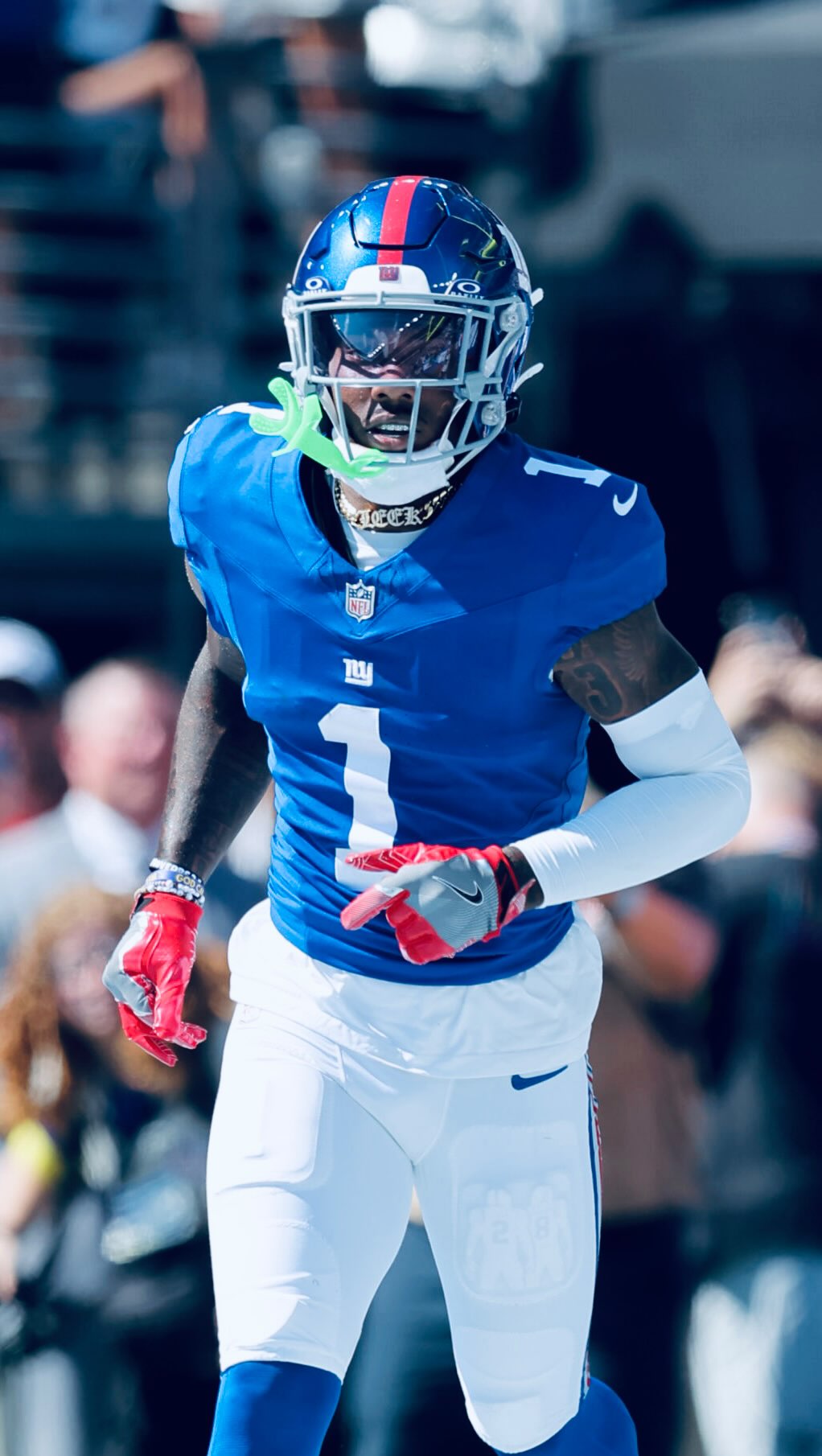 Malik Nabers in action for the New ...