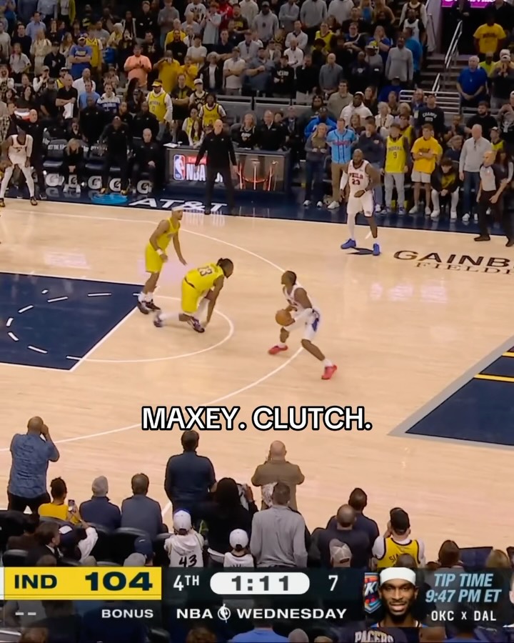 Tyrese Maxey hits clutch threes for... on MILLIONS Tyrese Maxey hits clutch threes for...
