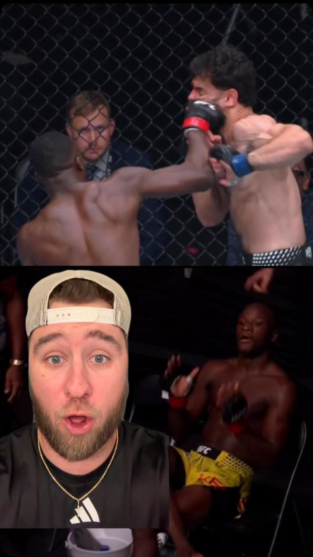Losene Keita delivers a flatline KO...