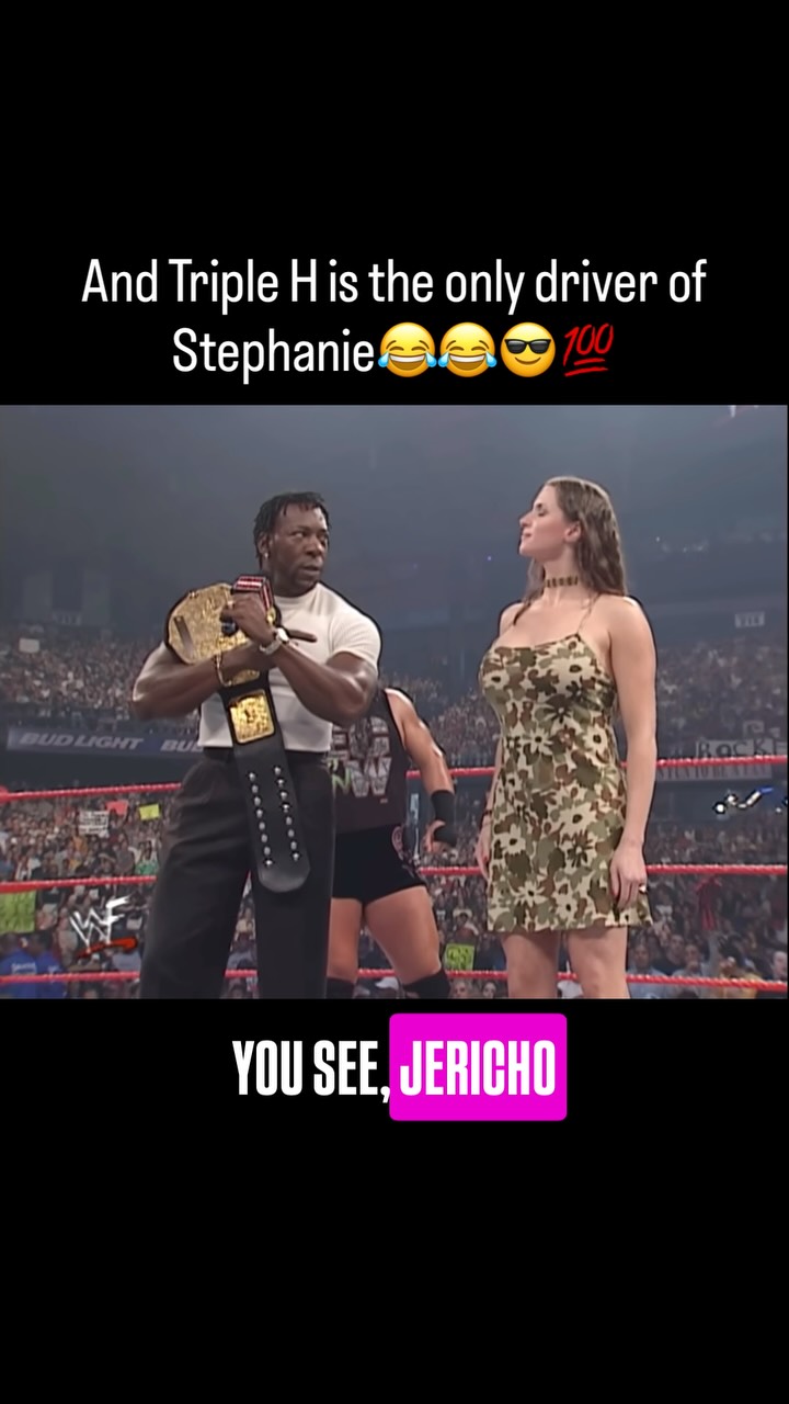 Booker T with the WCW Title next to...