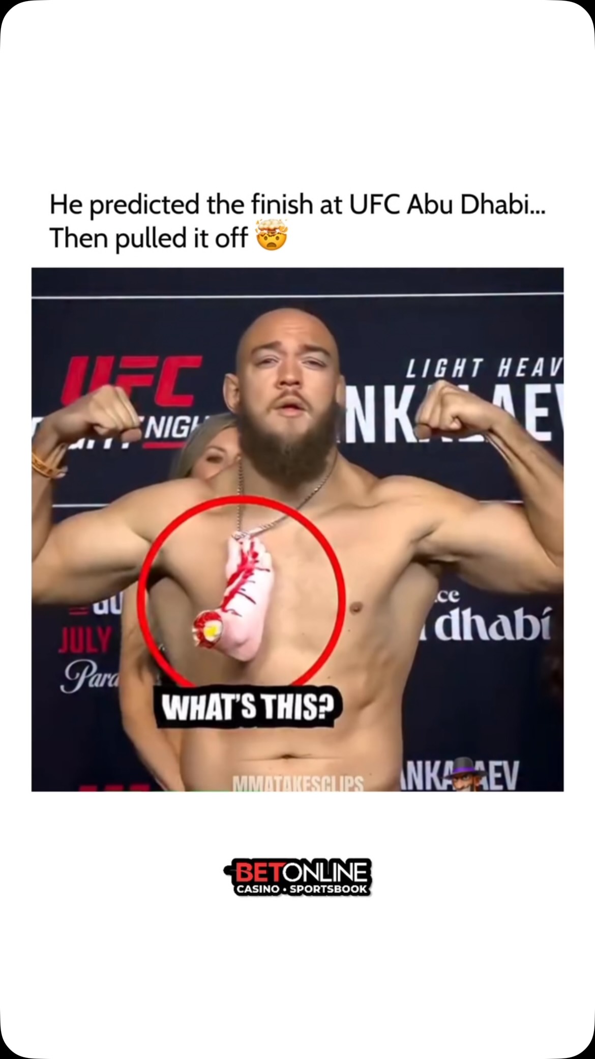 Valter Walker's fake foot faceoff a...