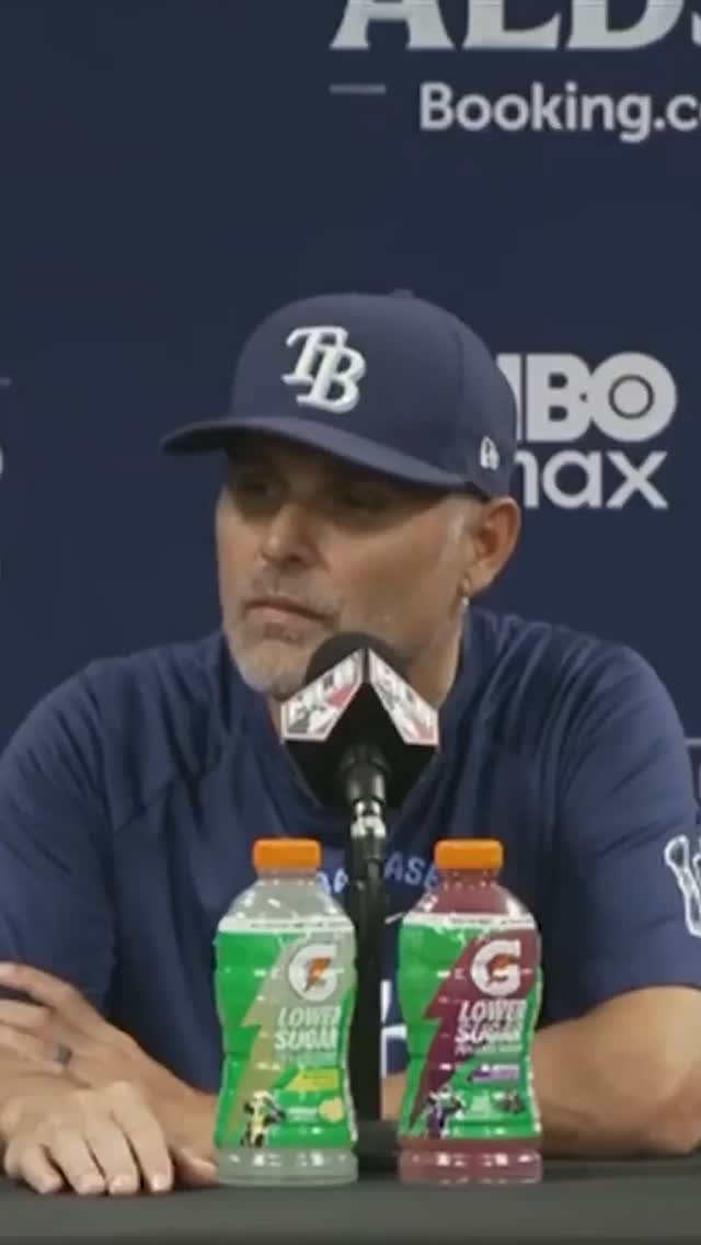 Rays manager Kevin Cash expresses r...