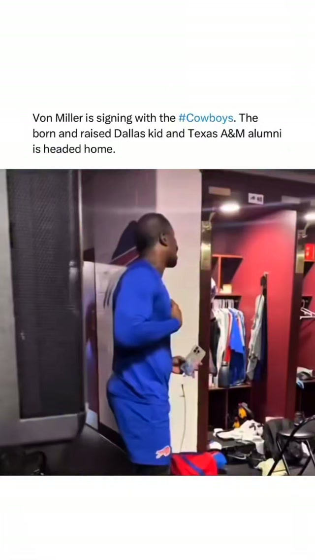 Von Miller is signing with the Cowb...