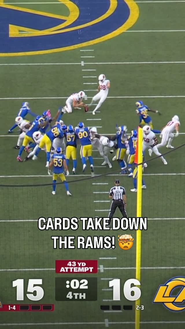 Cardinals upset Rams with Chad Ryla...